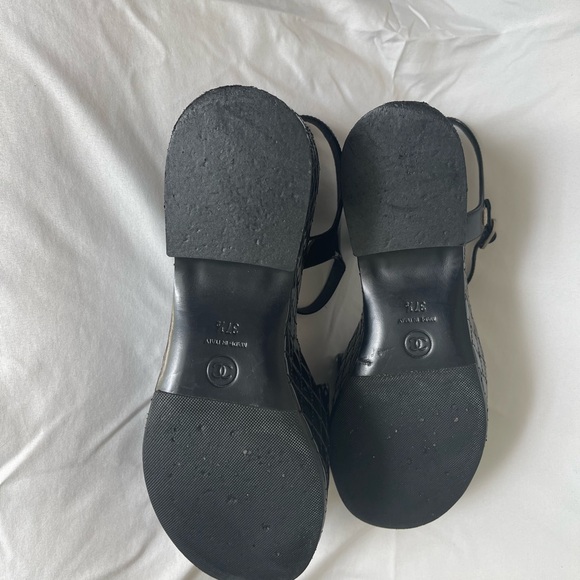Authentic Chanel platform sandals. NWOT - Picture 6 of 8